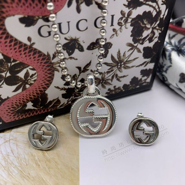 GUCCi飾品 古馳復古雙G耳釘 Gucci泰銀耳環  zgbq1015